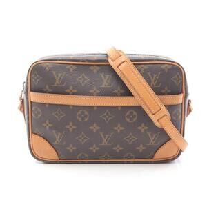 Louis Vuitton Trocadero Monogram Shoulder Bag Canvas Leather Brown